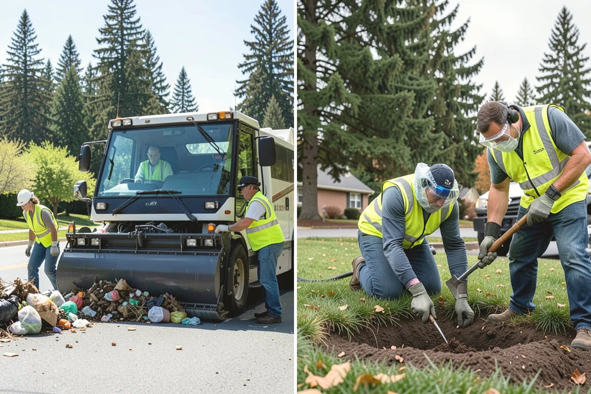 Streetscape Maintenance in Burlington, Skagit County, WA - Inventory planters, baskets, tree wells, and street furniture zones