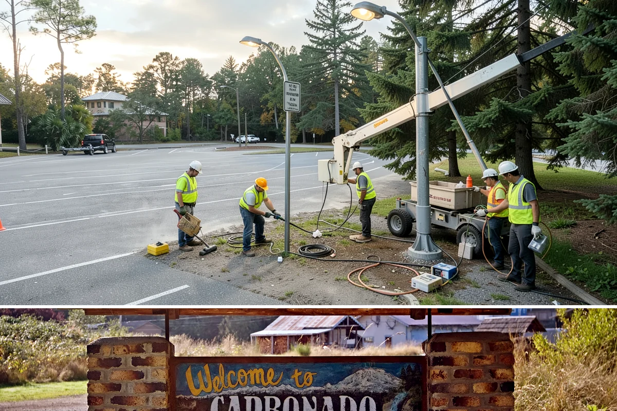 Streetscape Maintenance in Carbonado, Pierce County, WA - Spring and summer bring the heaviest color rotations and watering, while fall and winter focus on evergreen displays, holiday...