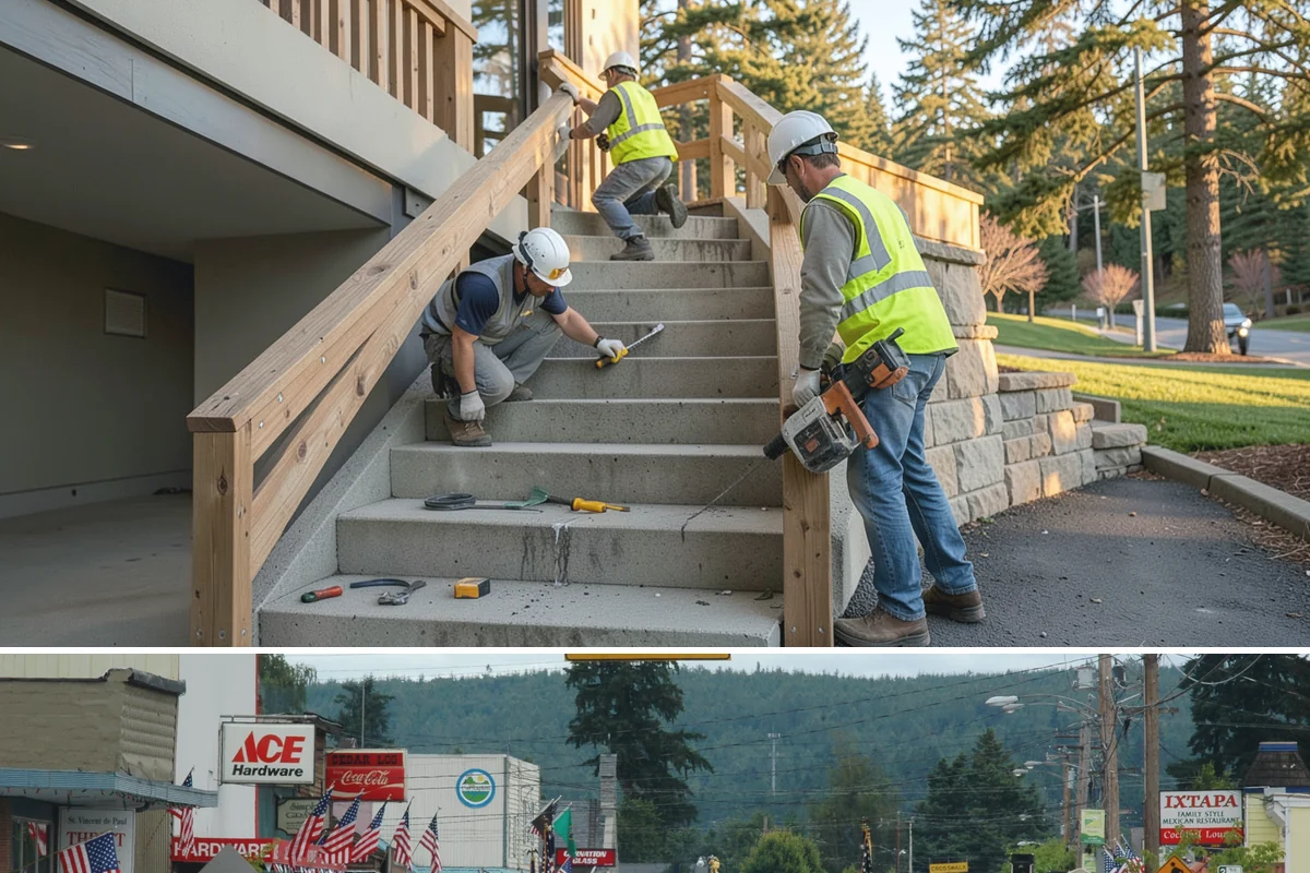 Streetscape Maintenance in Carnation, King County, WA - Spring and summer bring the heaviest color rotations and watering, while fall and winter focus on evergreen displays, holiday...