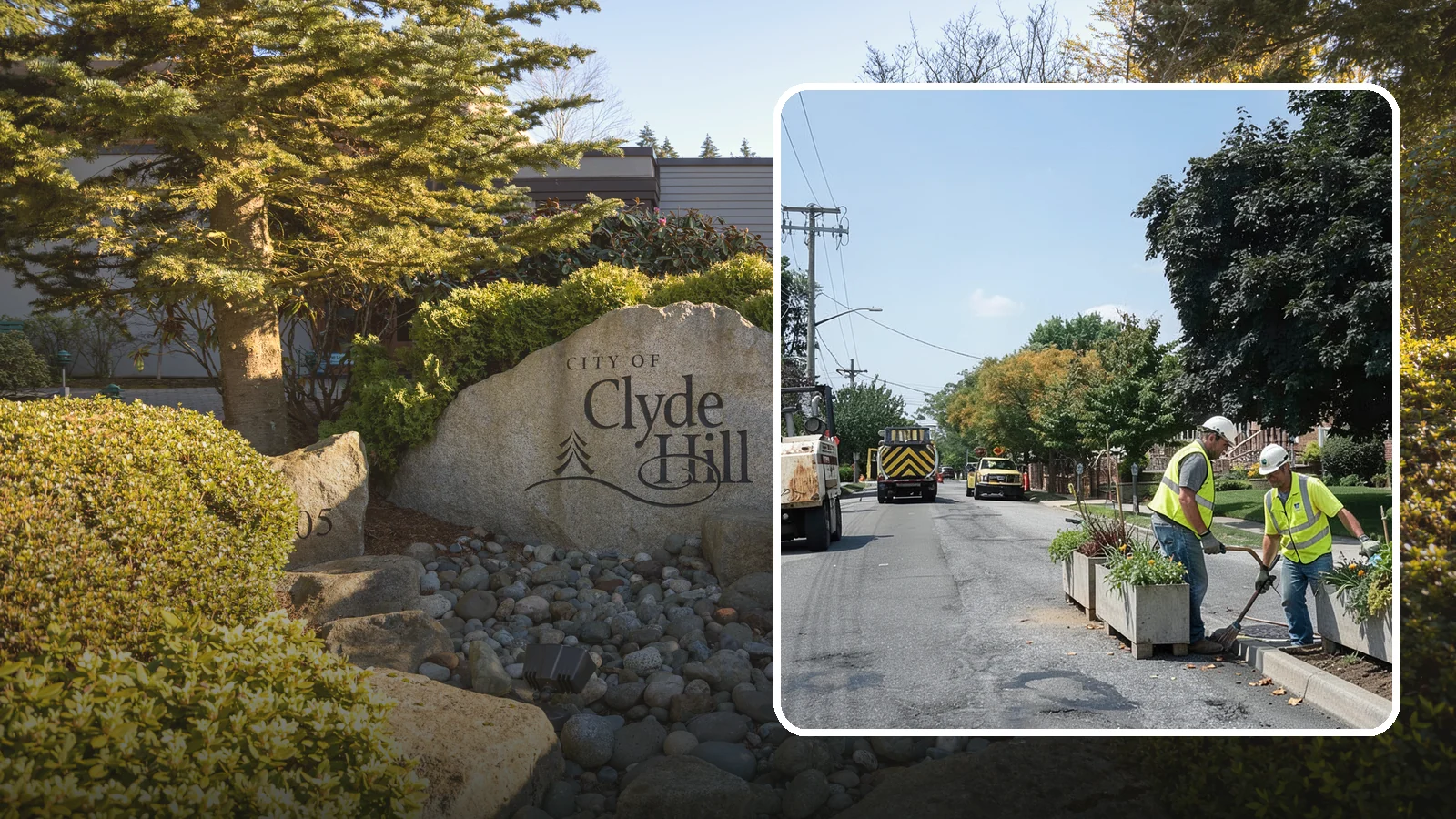 Streetscape Maintenance in Clyde Hill, King County, WA - Detailed care of downtown planters, tree wells, and pedestrian corridors that shape a district's first impression.