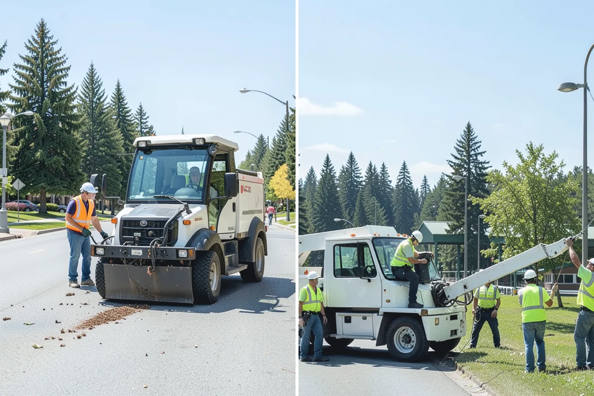 Streetscape Maintenance in Coupeville, Island County, WA - Inventory planters, baskets, tree wells, and street furniture zones