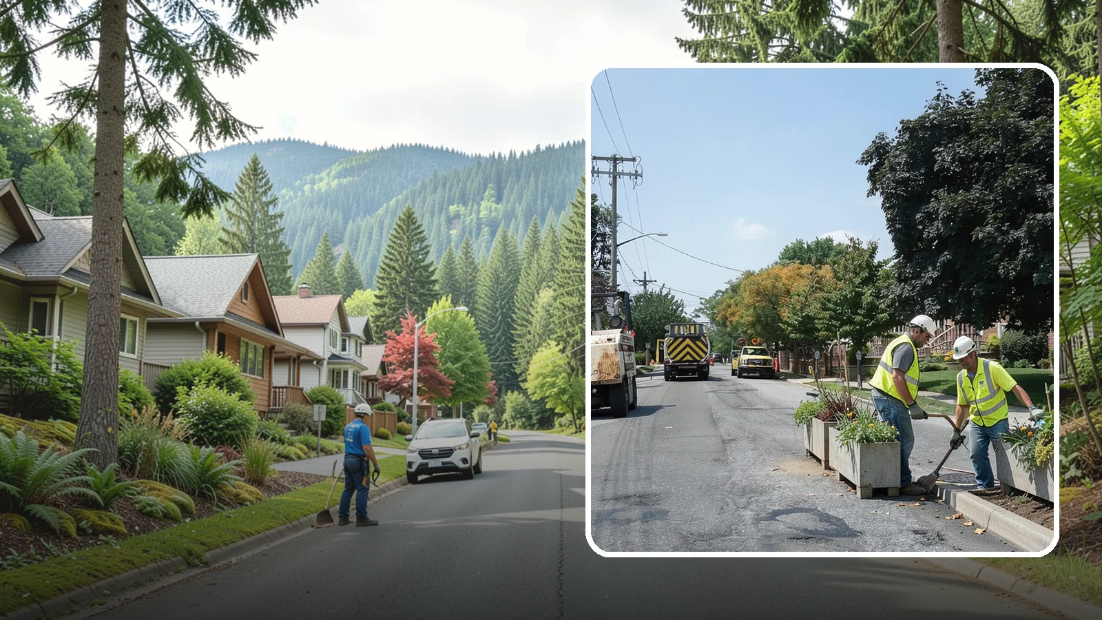 Streetscape Maintenance in Darrington, Snohomish County, WA - Detailed care of downtown planters, tree wells, and pedestrian corridors that shape a district's first impression.