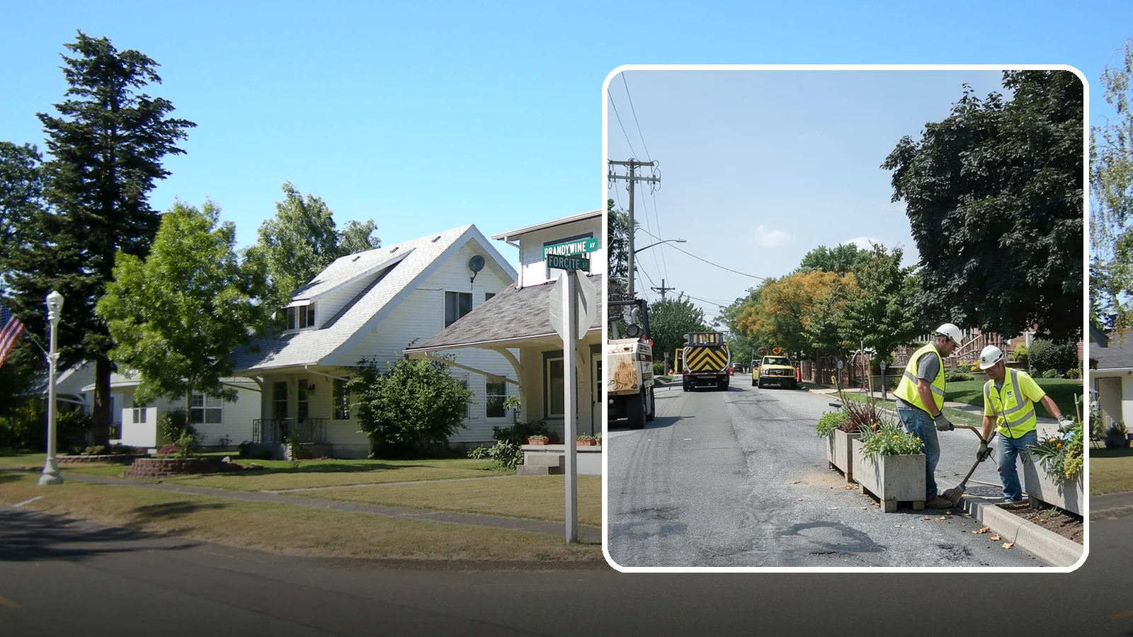 Streetscape Maintenance in DuPont, Pierce County, WA - Detailed care of downtown planters, tree wells, and pedestrian corridors that shape a district's first impression.
