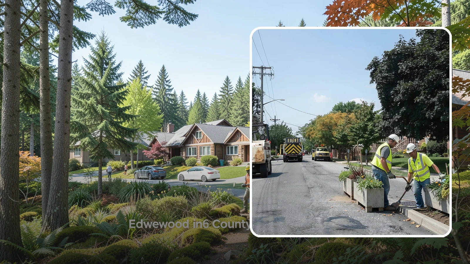 Streetscape Maintenance in Edgewood, Pierce County, WA - Detailed care of downtown planters, tree wells, and pedestrian corridors that shape a district's first impression.