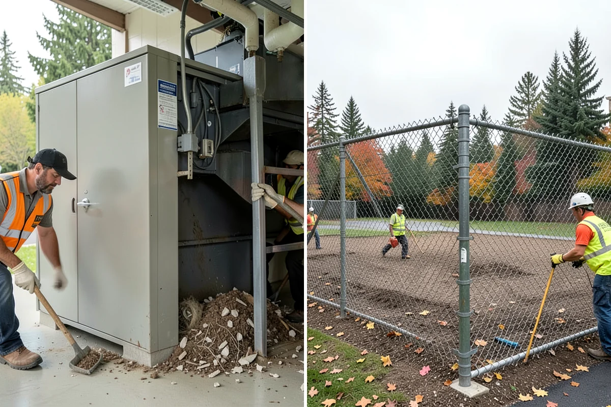 Streetscape Maintenance in Federal Way, King County, WA - Inventory planters, baskets, tree wells, and street furniture zones