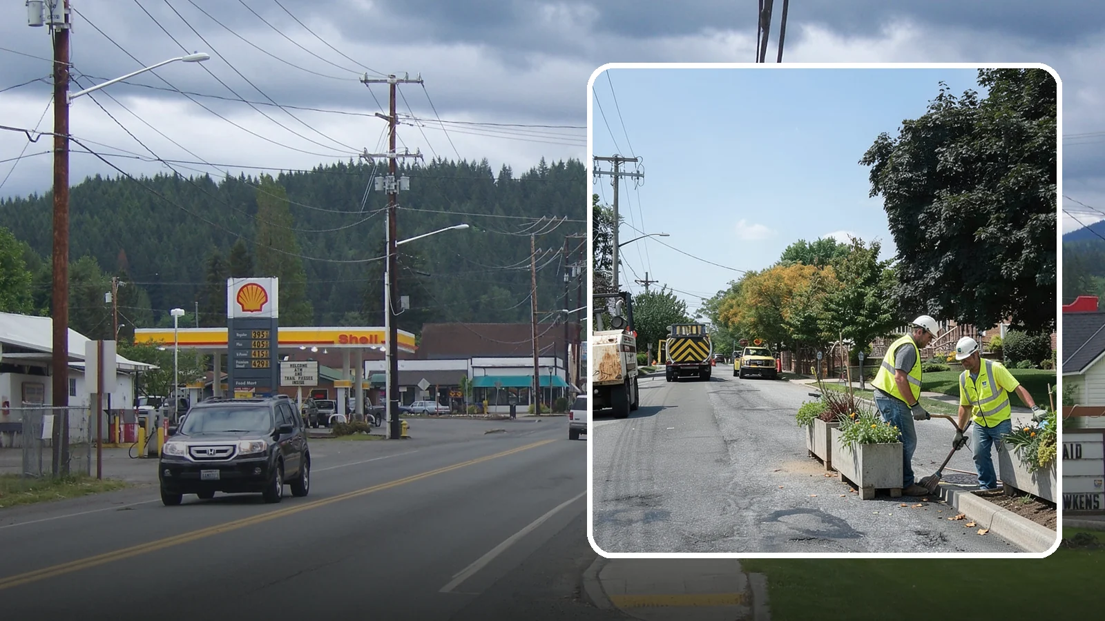Streetscape Maintenance in Granite Falls, Snohomish County, WA - Detailed care of downtown planters, tree wells, and pedestrian corridors that shape a district's first impression.