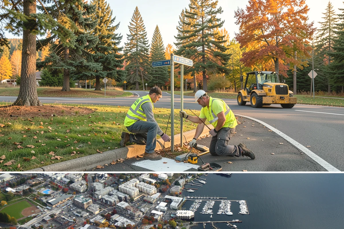 Streetscape Maintenance in Kirkland, King County, WA - Spring and summer bring the heaviest color rotations and watering, while fall and winter focus on evergreen displays, holiday...