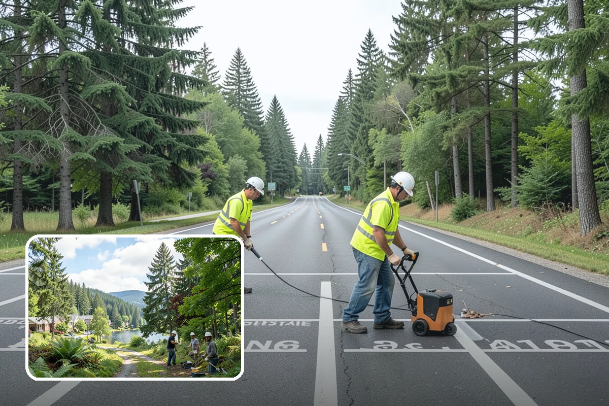 Streetscape Maintenance in Lake Forest Park, King County, WA - Vibrant corridors that support downtown business and tourism