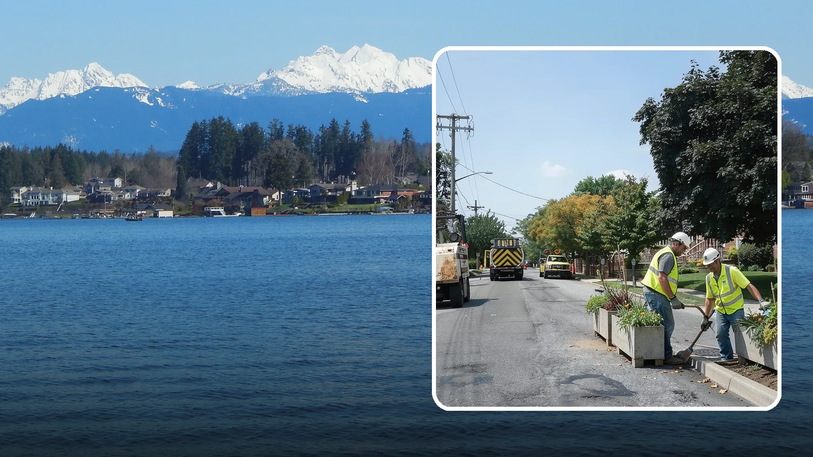 Streetscape Maintenance in Lake Stevens, Snohomish County, WA - Detailed care of downtown planters, tree wells, and pedestrian corridors that shape a district's first impression.