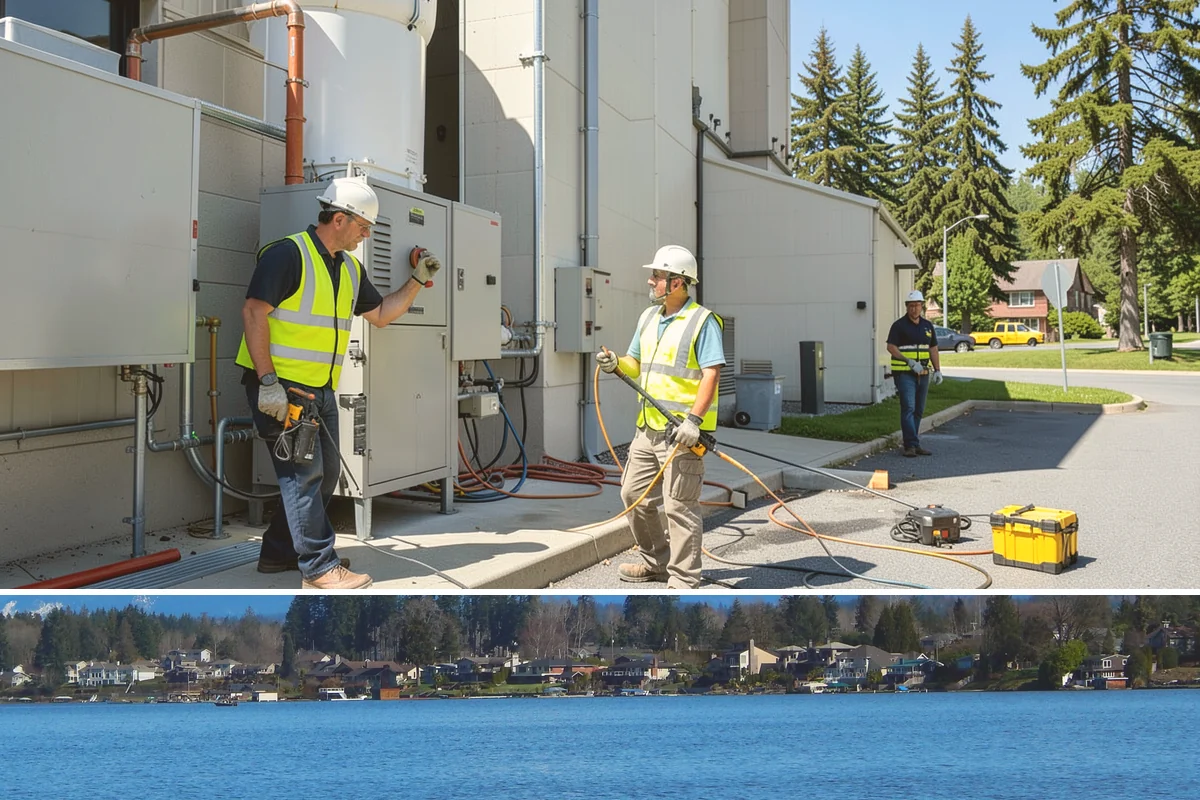 Streetscape Maintenance in Lake Stevens, Snohomish County, WA - Spring and summer bring the heaviest color rotations and watering, while fall and winter focus on evergreen displays, holiday...