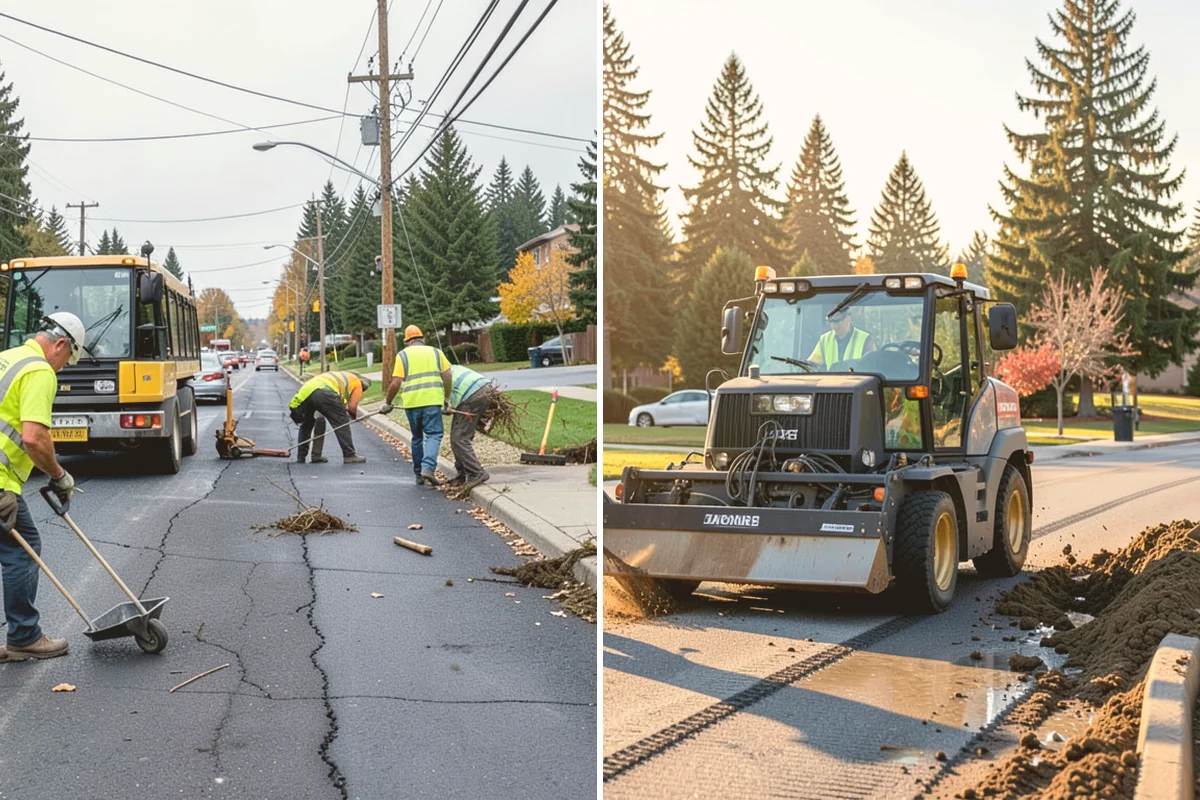 Streetscape Maintenance in Langley, Island County, WA - Inventory planters, baskets, tree wells, and street furniture zones