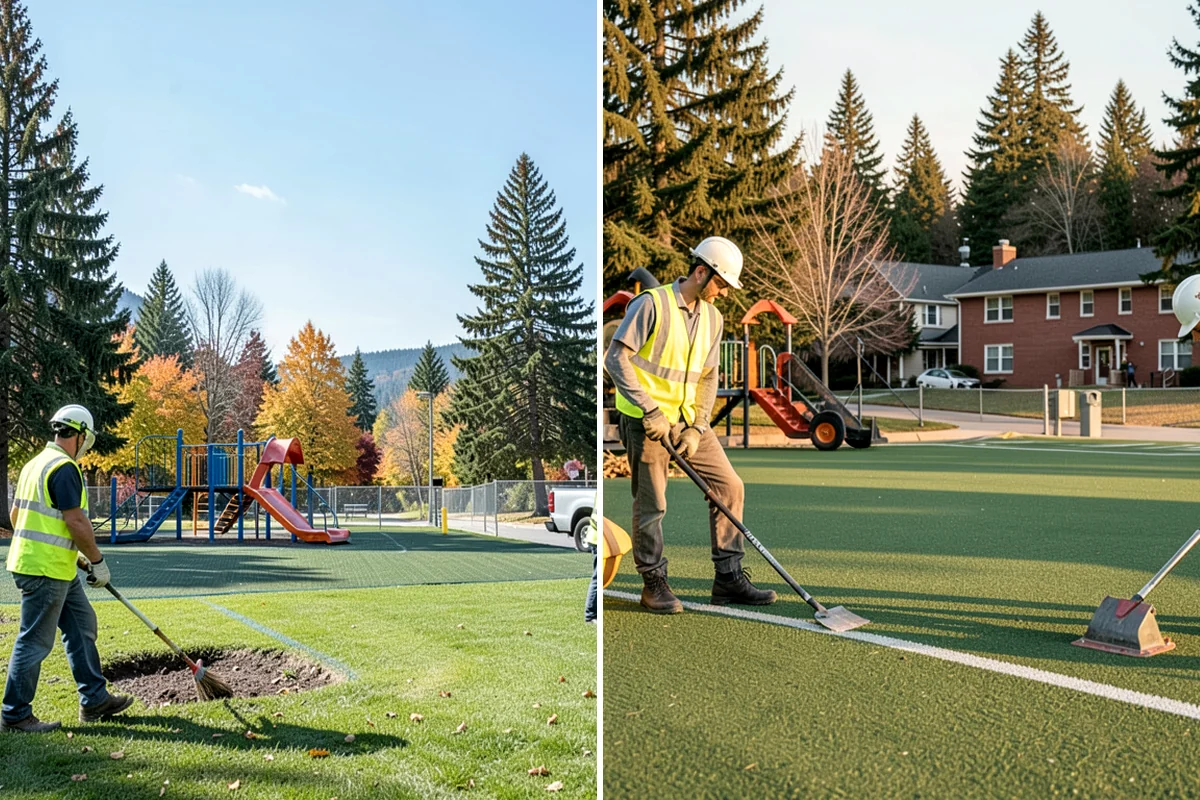 Streetscape Maintenance in Maple Valley, King County, WA - Inventory planters, baskets, tree wells, and street furniture zones