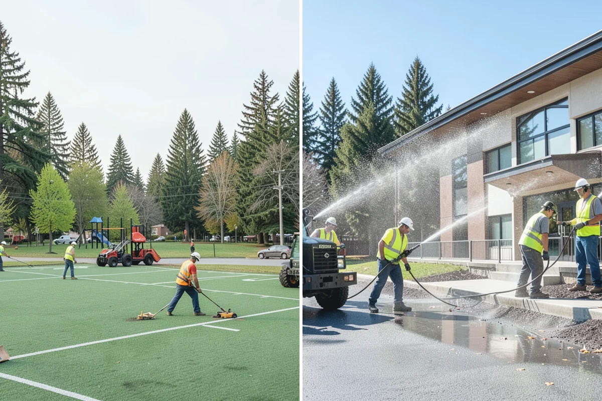 Streetscape Maintenance in Marysville, Snohomish County, WA - Inventory planters, baskets, tree wells, and street furniture zones
