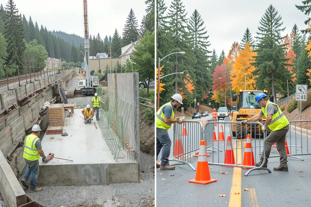 Streetscape Maintenance in Mountlake Terrace, Snohomish County, WA - Inventory planters, baskets, tree wells, and street furniture zones
