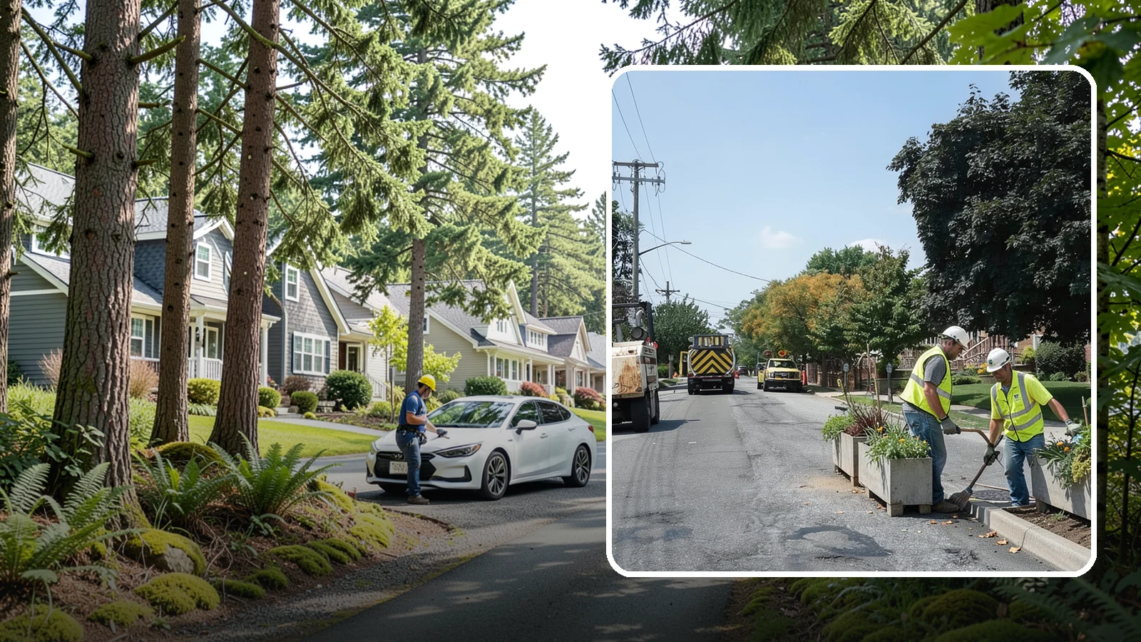Streetscape Maintenance in Normandy Park, King County, WA - Detailed care of downtown planters, tree wells, and pedestrian corridors that shape a district's first impression.