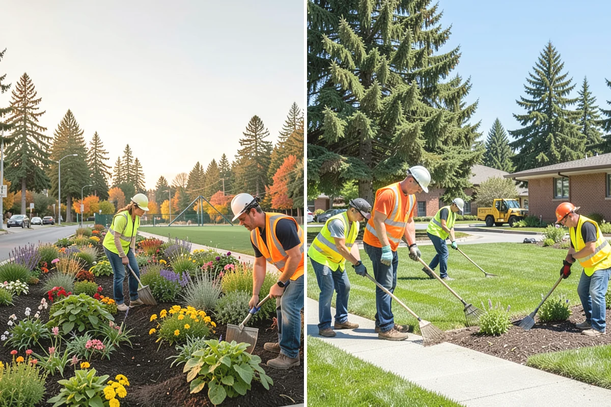 Streetscape Maintenance in Oak Harbor, Island County, WA - Inventory planters, baskets, tree wells, and street furniture zones