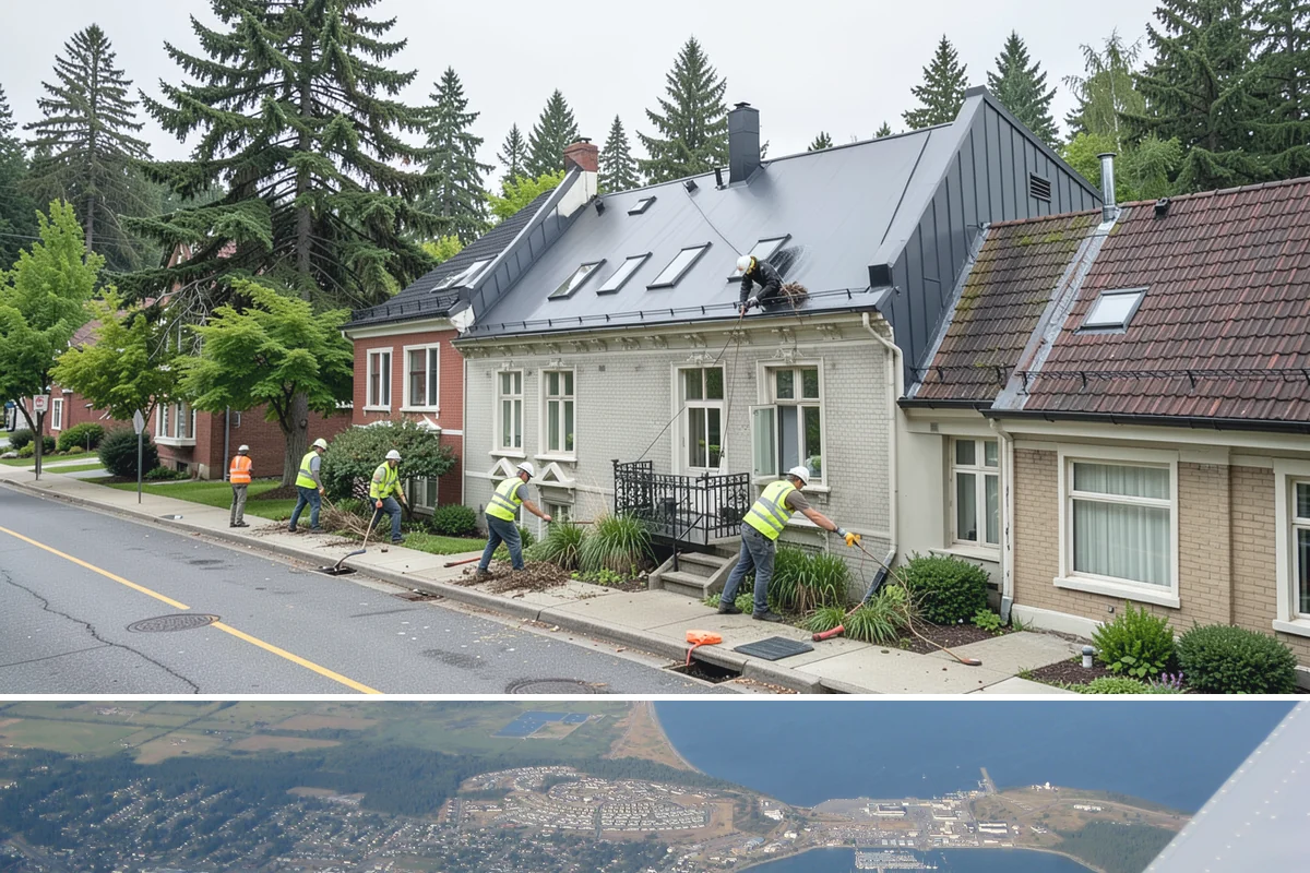 Streetscape Maintenance in Oak Harbor, Island County, WA - Spring and summer bring the heaviest color rotations and watering, while fall and winter focus on evergreen displays, holiday...