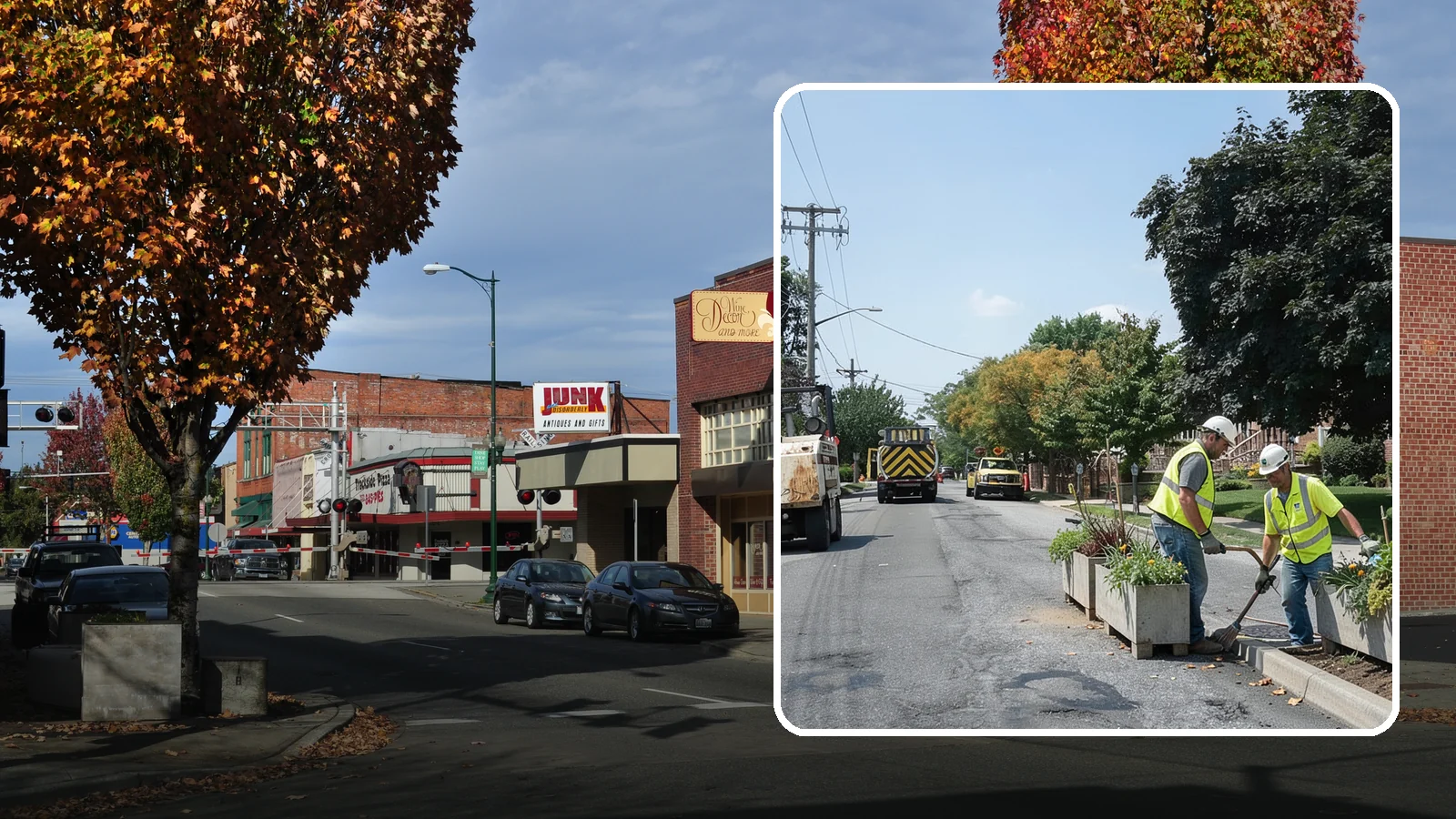 Streetscape Maintenance in Puyallup, Pierce County, WA - Detailed care of downtown planters, tree wells, and pedestrian corridors that shape a district's first impression.