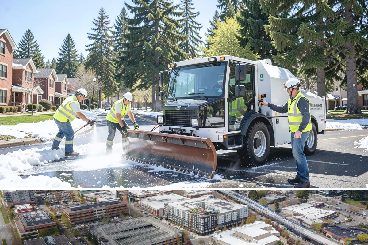 Streetscape Maintenance in Redmond, King County, WA - Spring and summer bring the heaviest color rotations and watering, while fall and winter focus on evergreen displays, holiday...