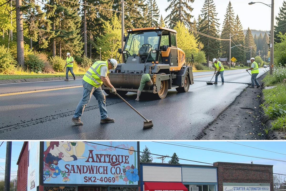 Streetscape Maintenance in Ruston, Pierce County, WA - Spring and summer bring the heaviest color rotations and watering, while fall and winter focus on evergreen displays, holiday...