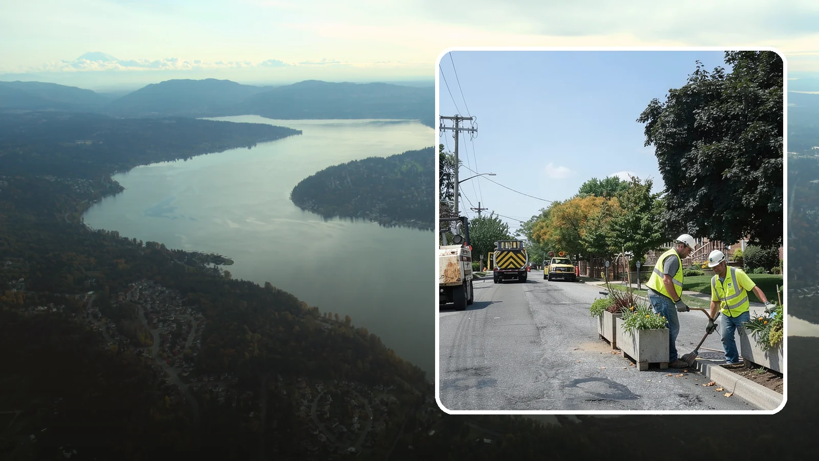 Streetscape Maintenance in Sammamish, King County, WA - Detailed care of downtown planters, tree wells, and pedestrian corridors that shape a district's first impression.