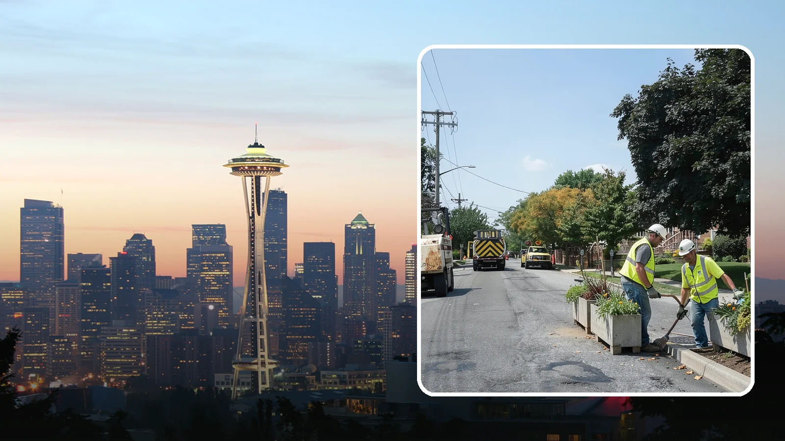 Streetscape Maintenance in Seattle, King County, WA - Detailed care of downtown planters, tree wells, and pedestrian corridors that shape a district's first impression.