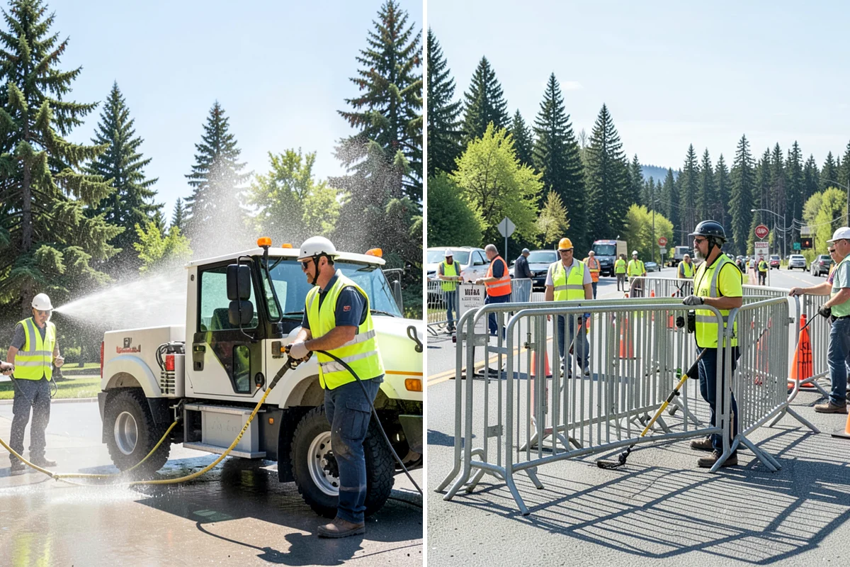 Streetscape Maintenance in Sedro-Woolley, Skagit County, WA - Inventory planters, baskets, tree wells, and street furniture zones
