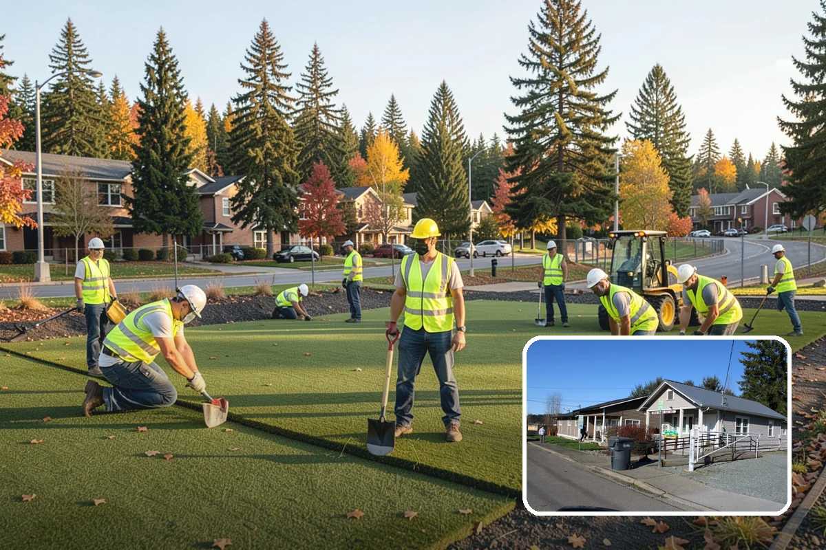 Streetscape Maintenance in South Prairie, Pierce County, WA - Vibrant corridors that support downtown business and tourism