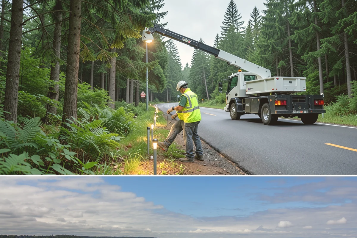 Streetscape Maintenance in University Place, Pierce County, WA - Spring and summer bring the heaviest color rotations and watering, while fall and winter focus on evergreen displays, holiday...