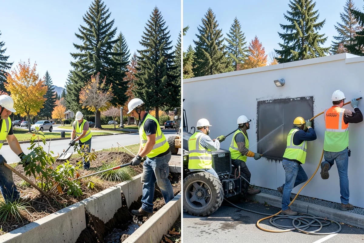Stump Grinding in Clyde Hill, King County, WA - Utility locates and marking of nearby infrastructure