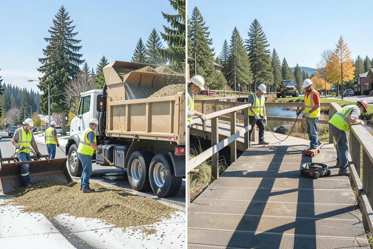 Stump Grinding in Granite Falls, Snohomish County, WA - Utility locates and marking of nearby infrastructure