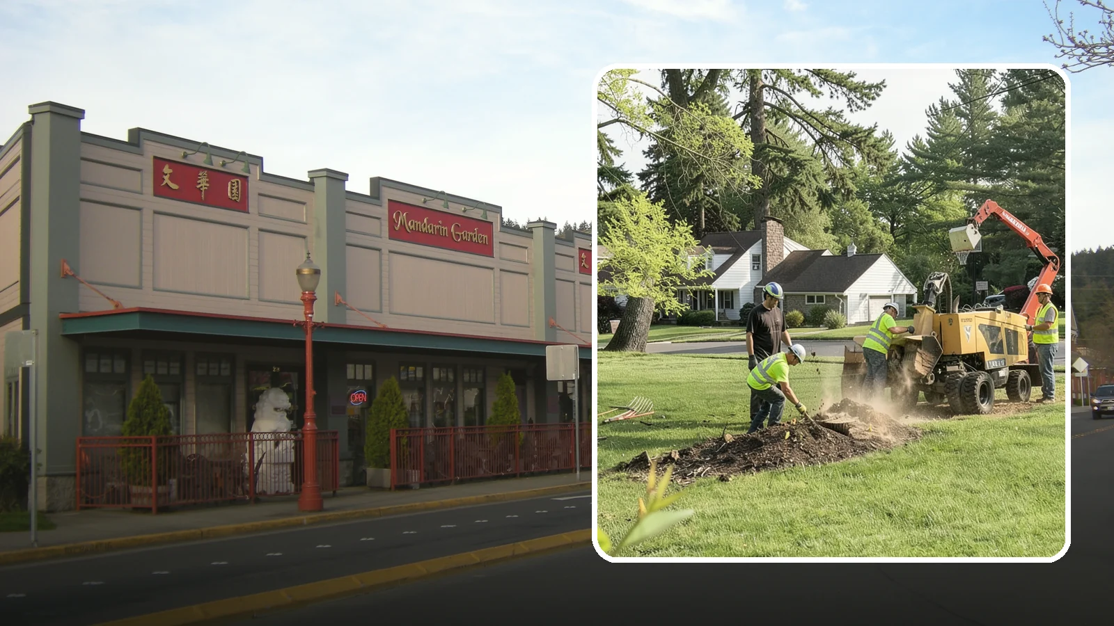 Stump Grinding in Issaquah, King County, WA - Grinding of public tree stumps below grade to eliminate trip hazards and ready planting strips, wells, and turf for restoration.