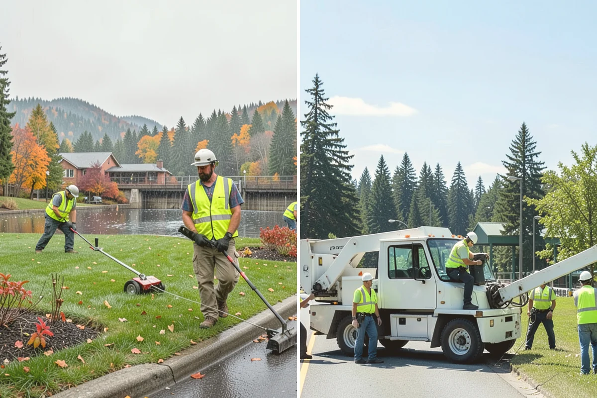 Stump Grinding in Kirkland, King County, WA - Utility locates and marking of nearby infrastructure