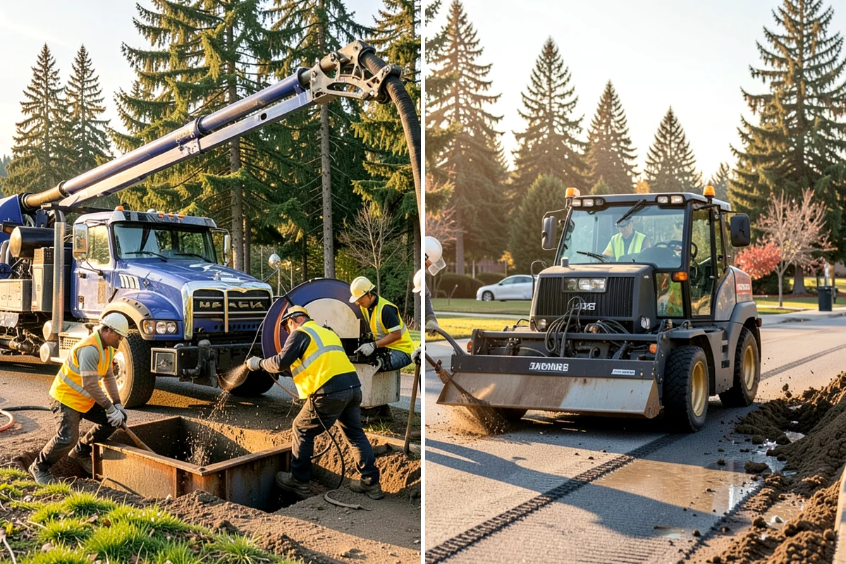 Stump Grinding in Lakewood, Pierce County, WA - Utility locates and marking of nearby infrastructure