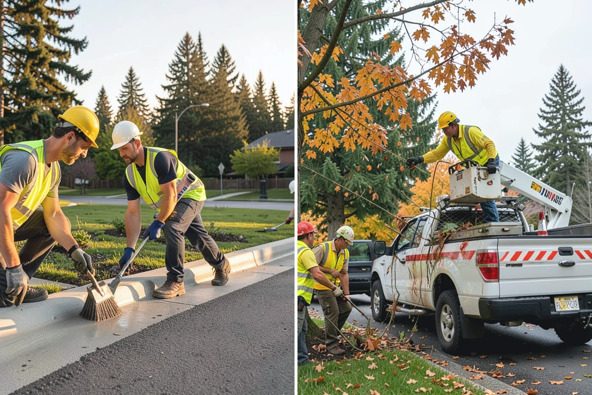 Stump Grinding in Renton, King County, WA - Utility locates and marking of nearby infrastructure