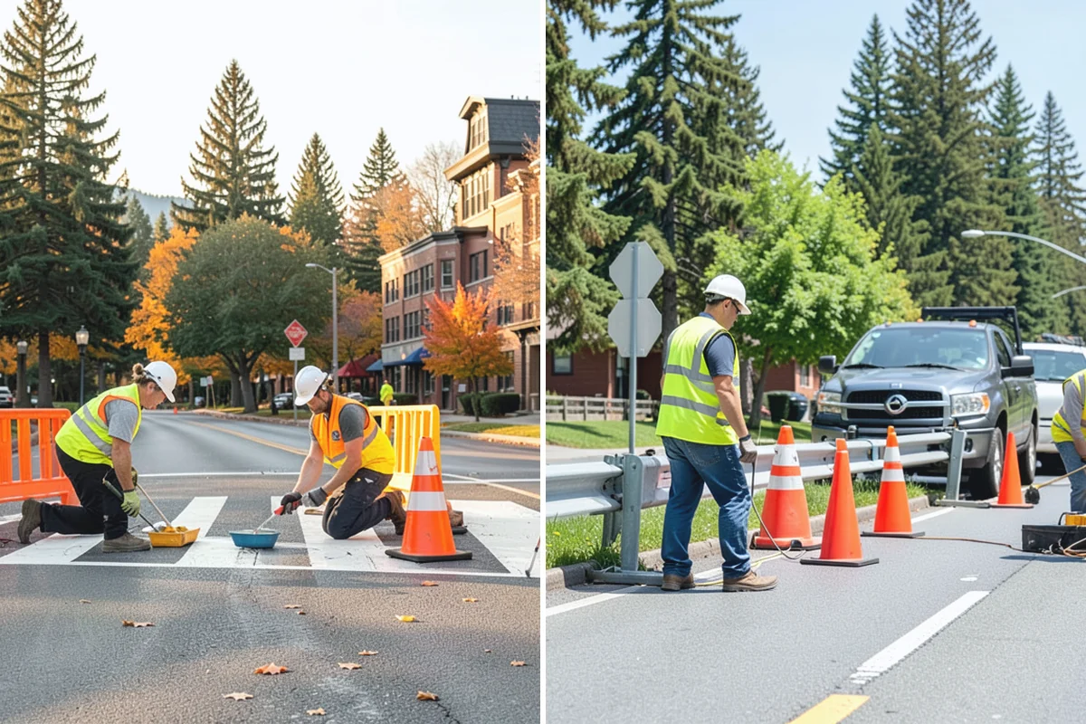 Stump Grinding in Roy, Pierce County, WA - Utility locates and marking of nearby infrastructure
