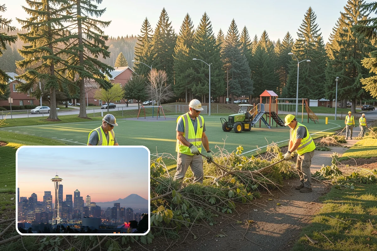 Stump Grinding in Seattle, King County, WA - Removes trip hazards and mowing obstructions