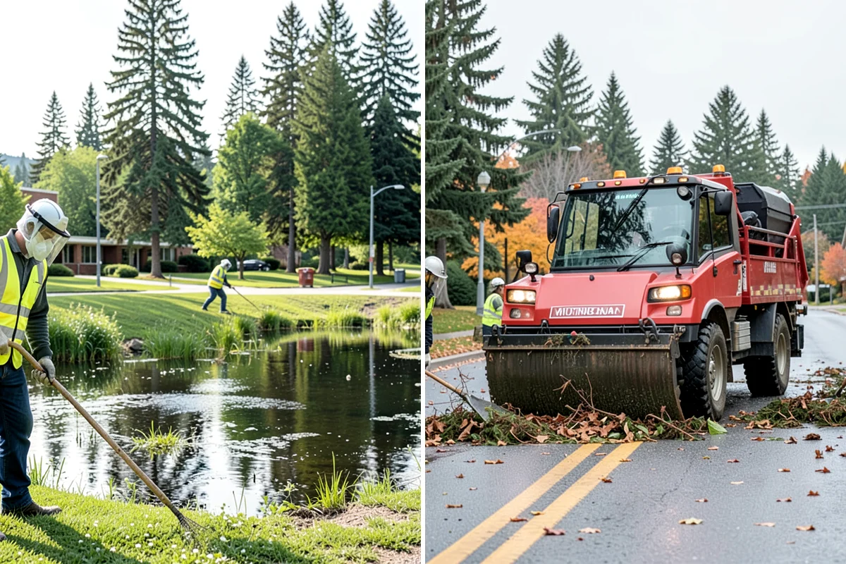 Stump Grinding in Seattle, King County, WA - Utility locates and marking of nearby infrastructure