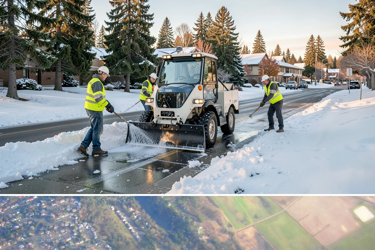 Substation Grounds Maintenance in Algona, King County, WA - Vegetation control is concentrated in the growing season, with yard and perimeter upkeep maintained year-round.