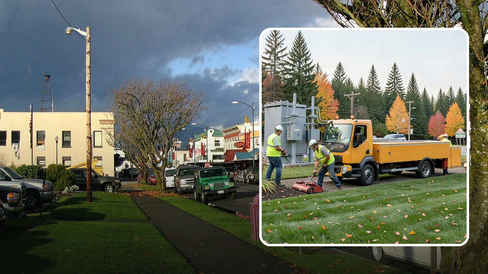 Substation Grounds Maintenance in Arlington, Snohomish County, WA - Vegetation and grounds maintenance at electrical substations for safety, clearance, and reliability.