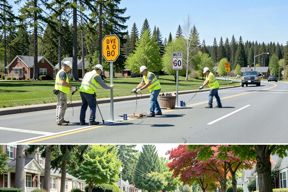Substation Grounds Maintenance in Beaux Arts Village, King County, WA - Vegetation control is concentrated in the growing season, with yard and perimeter upkeep maintained year-round.