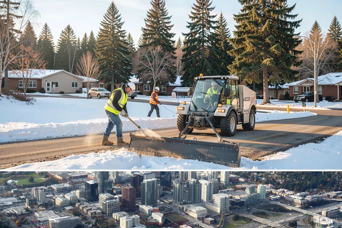 Substation Grounds Maintenance in Bellevue, King County, WA - Vegetation control is concentrated in the growing season, with yard and perimeter upkeep maintained year-round.