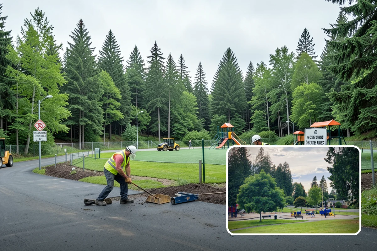 Substation Grounds Maintenance in Bonney Lake, Pierce County, WA - Maintains required clearances around energized equipment
