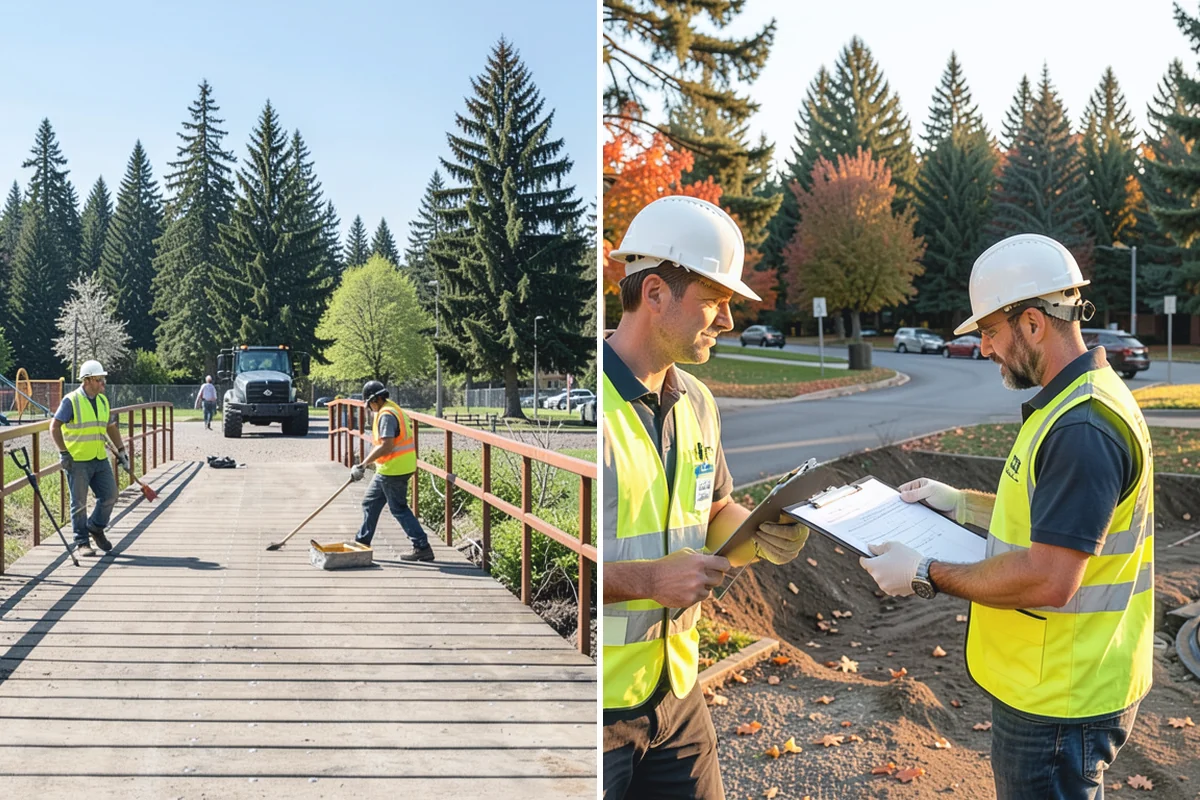 Substation Grounds Maintenance in Bonney Lake, Pierce County, WA - Confirm clearance requirements and safety rules with the utility