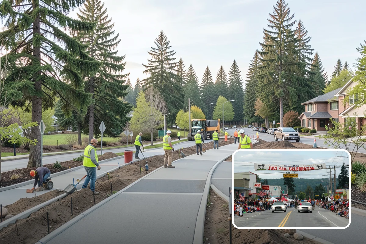 Substation Grounds Maintenance in Carnation, King County, WA - Maintains required clearances around energized equipment
