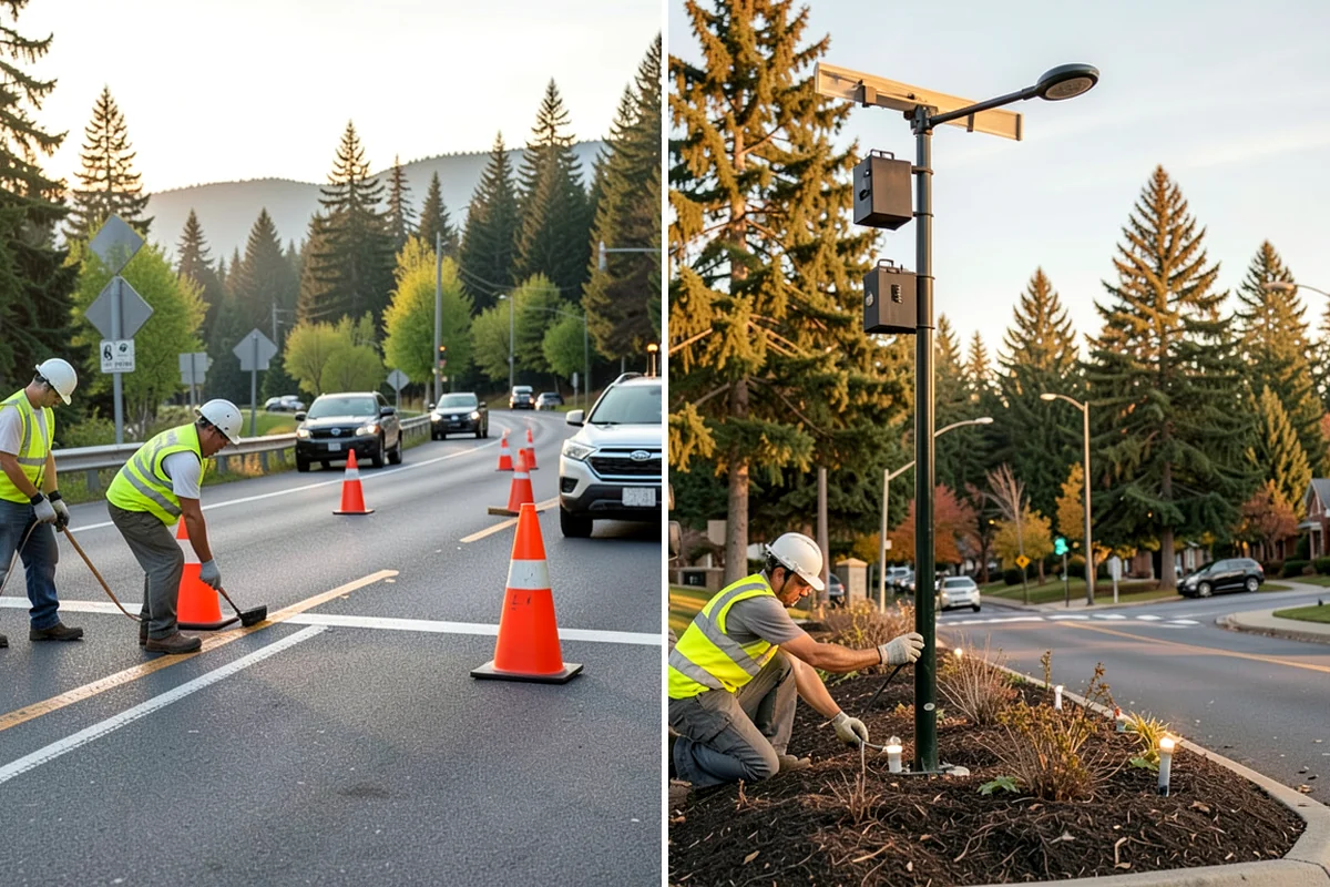 Substation Grounds Maintenance in Clyde Hill, King County, WA - Confirm clearance requirements and safety rules with the utility