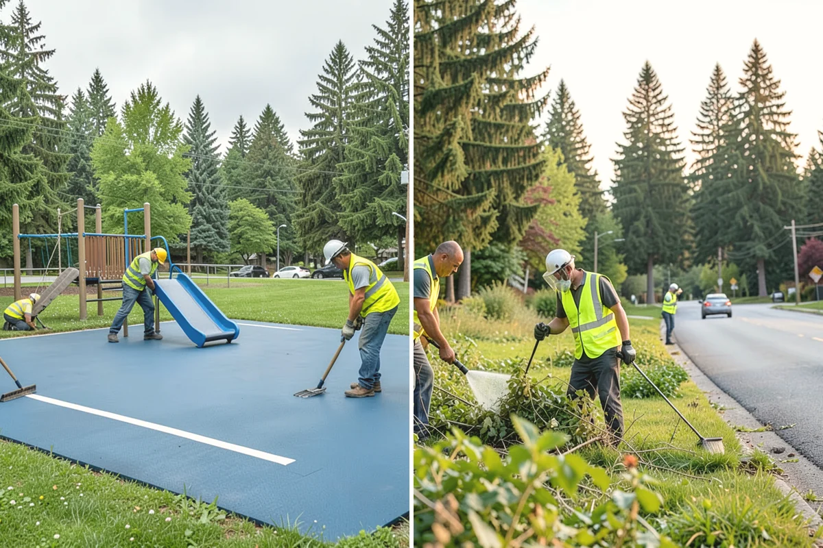 Substation Grounds Maintenance in Edgewood, Pierce County, WA - Confirm clearance requirements and safety rules with the utility