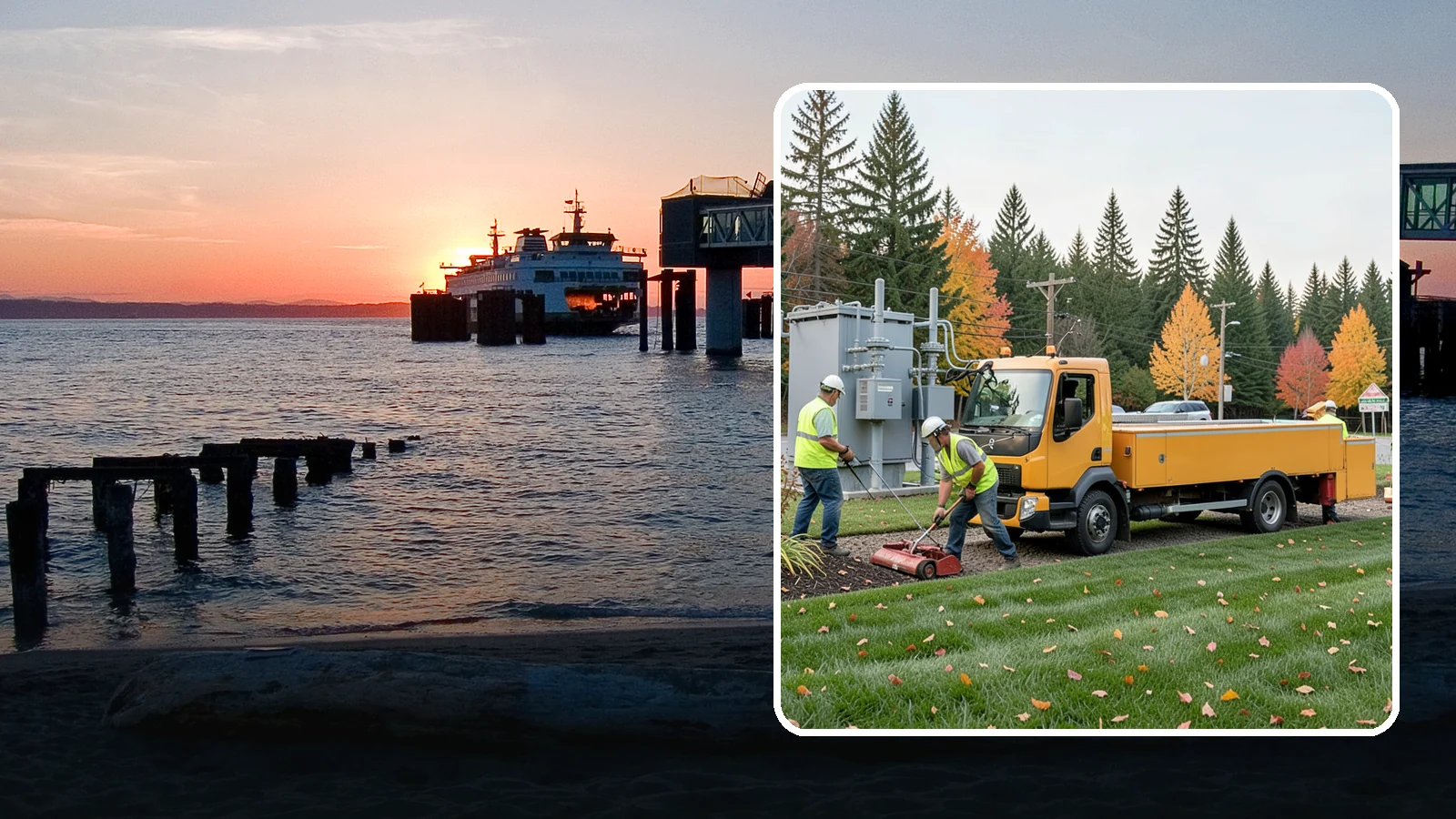 Substation Grounds Maintenance in Edmonds, Snohomish County, WA - Vegetation and grounds maintenance at electrical substations for safety, clearance, and reliability.