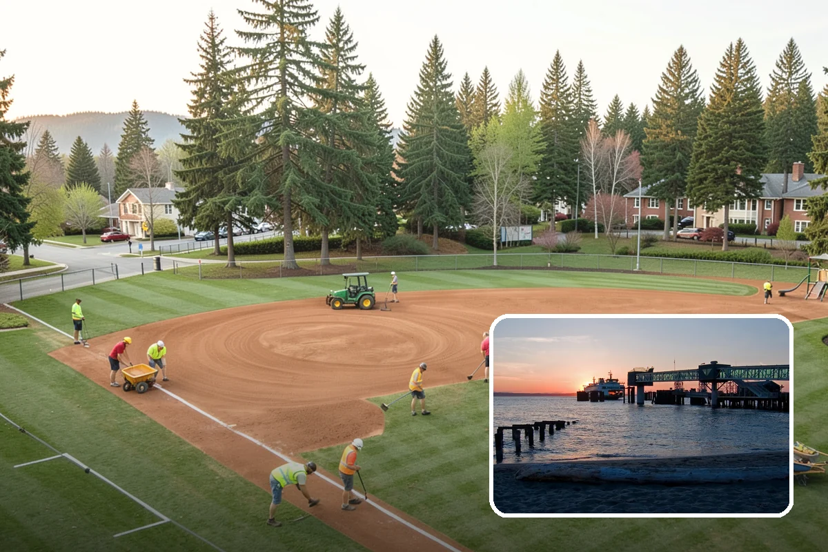 Substation Grounds Maintenance in Edmonds, Snohomish County, WA - Maintains required clearances around energized equipment