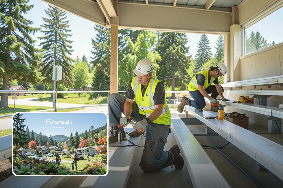 Substation Grounds Maintenance in Fircrest, Pierce County, WA - Maintains required clearances around energized equipment